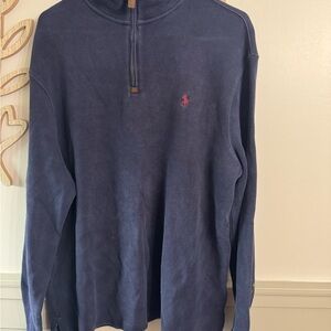 Ralph Lauren Navy Blue Half-Zip Sweatshirt